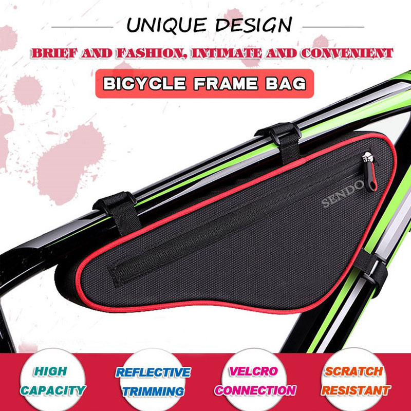 functional rear rack trunk bag bicycle rack bag 复制