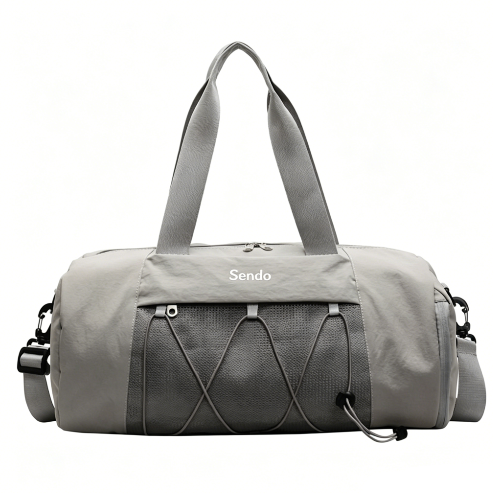 bsci unisex daily sports bag with shoe compartment for weekend travel gym 复制