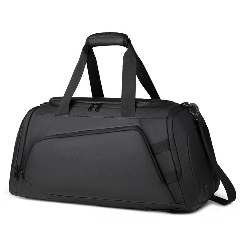 travel duffel bag with dry wet pocket and shoe compartmentfor women and men 复制