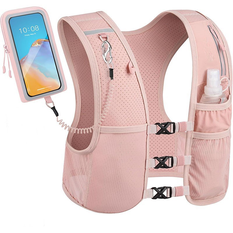 outdoor running vest running hydration pack foldable breathable outdoor backpack 复制
