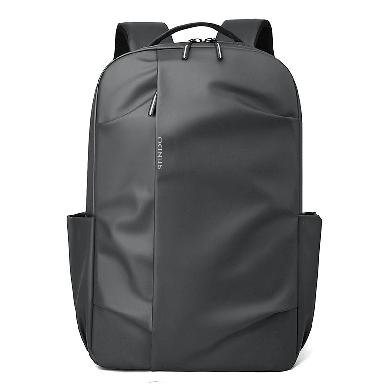 custom logo fashion business travel waterproof oxford polyester lining school bag 15.6 inch student laptop backpack with usb 复制