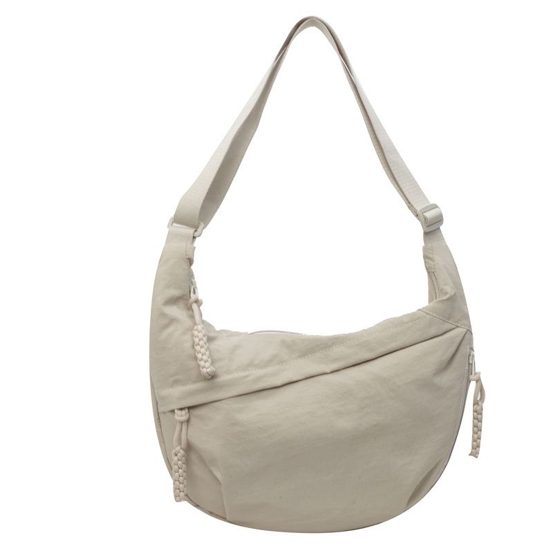 2026 new style spring summer dumpling bag pink underarm zipper shoulder bag for women 复制