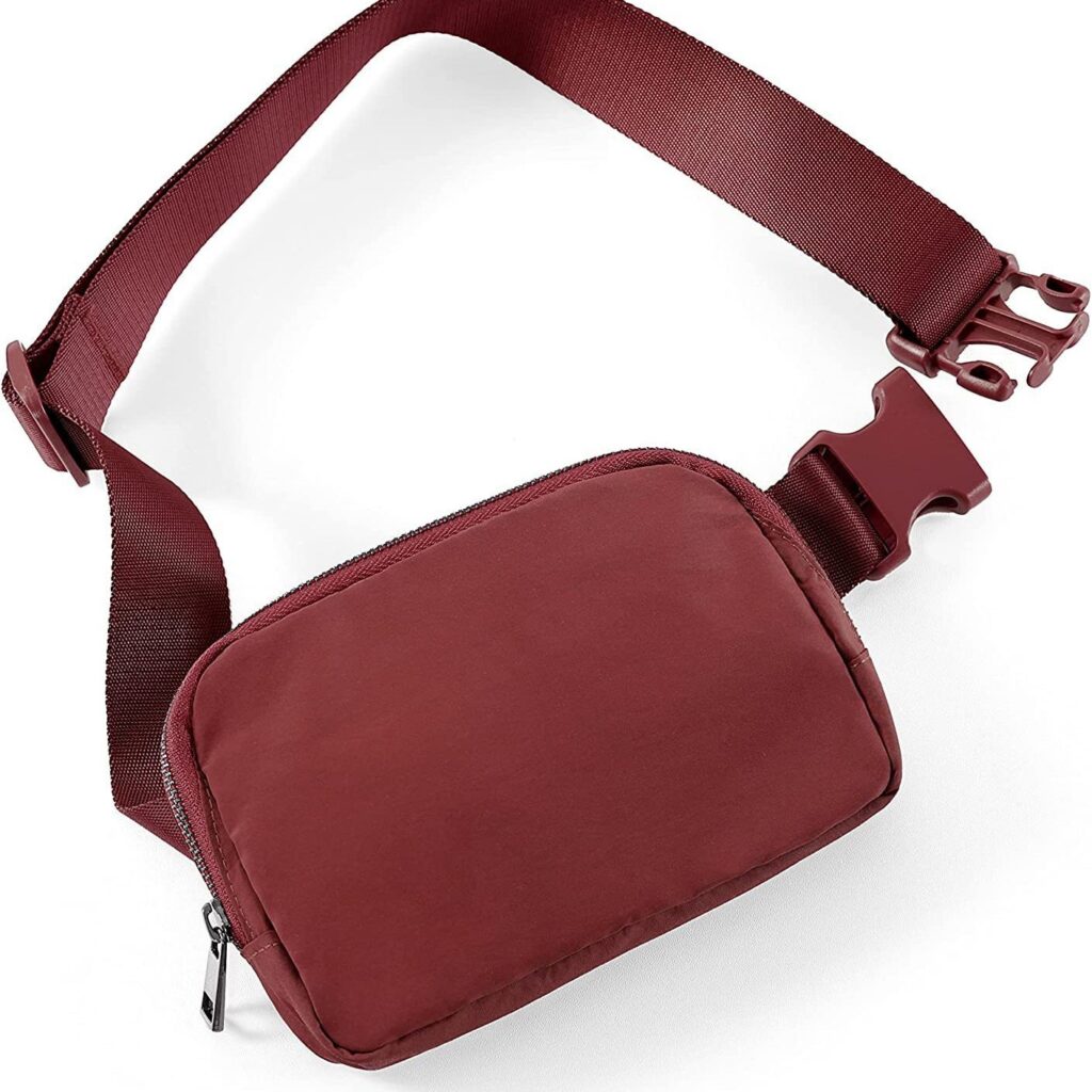 large fanny pack for men & women,crossbody hip bum bag for travel hiking running 复制