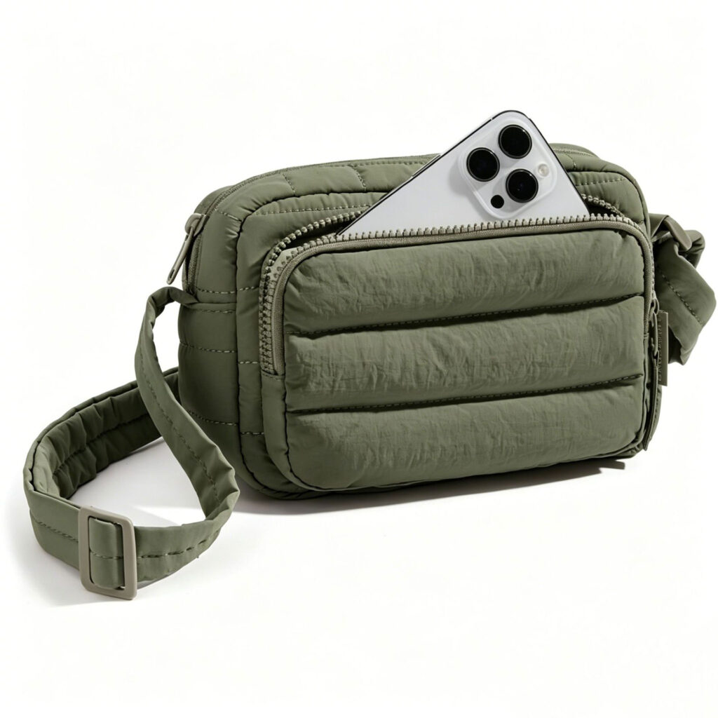 crossbody bag fanny pack waterproof nylon woman bum bag